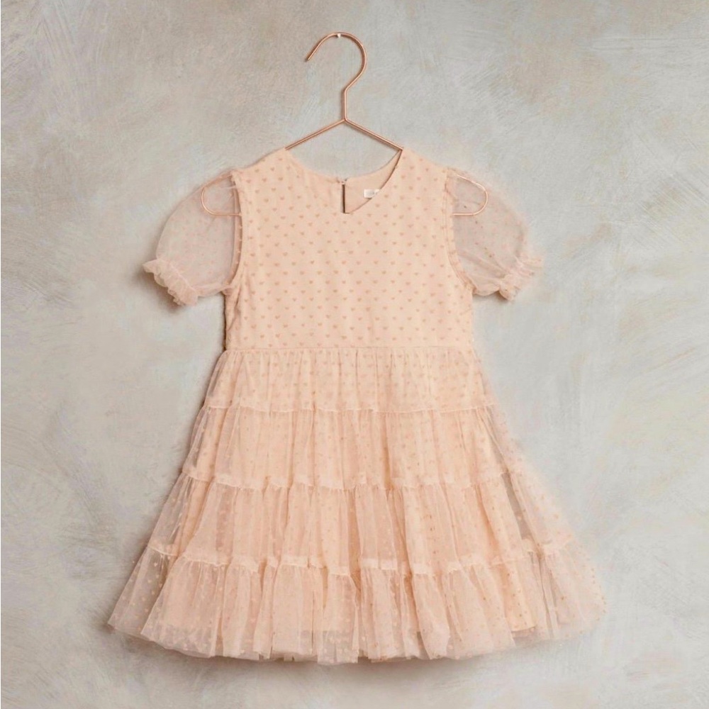 Noralee heart tulle dress & matching bow